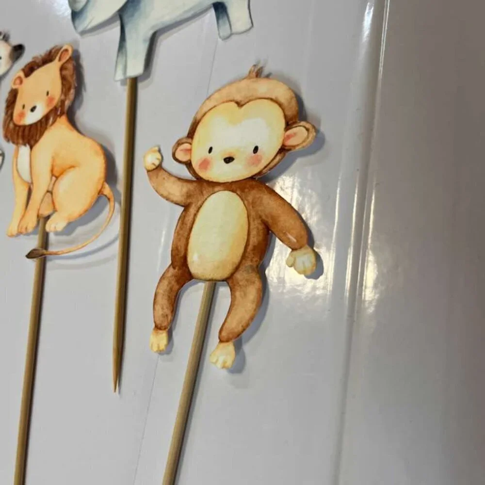 New Baby Animals Cake Topper